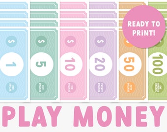 play money etsy