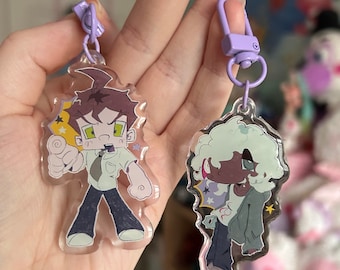 2 in Danganronpa Nagito Komaeda Hajime Hinata Acrylic Charms