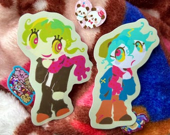 YTTD Midori and Sou Hiyori 3in Sticker