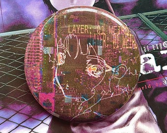 Gesicherter Iwakura 4.5cm großer Button