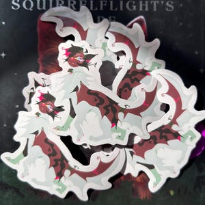 War Cats ASHFUR HAWKFROST NIGHTCLOUD 3in sticker