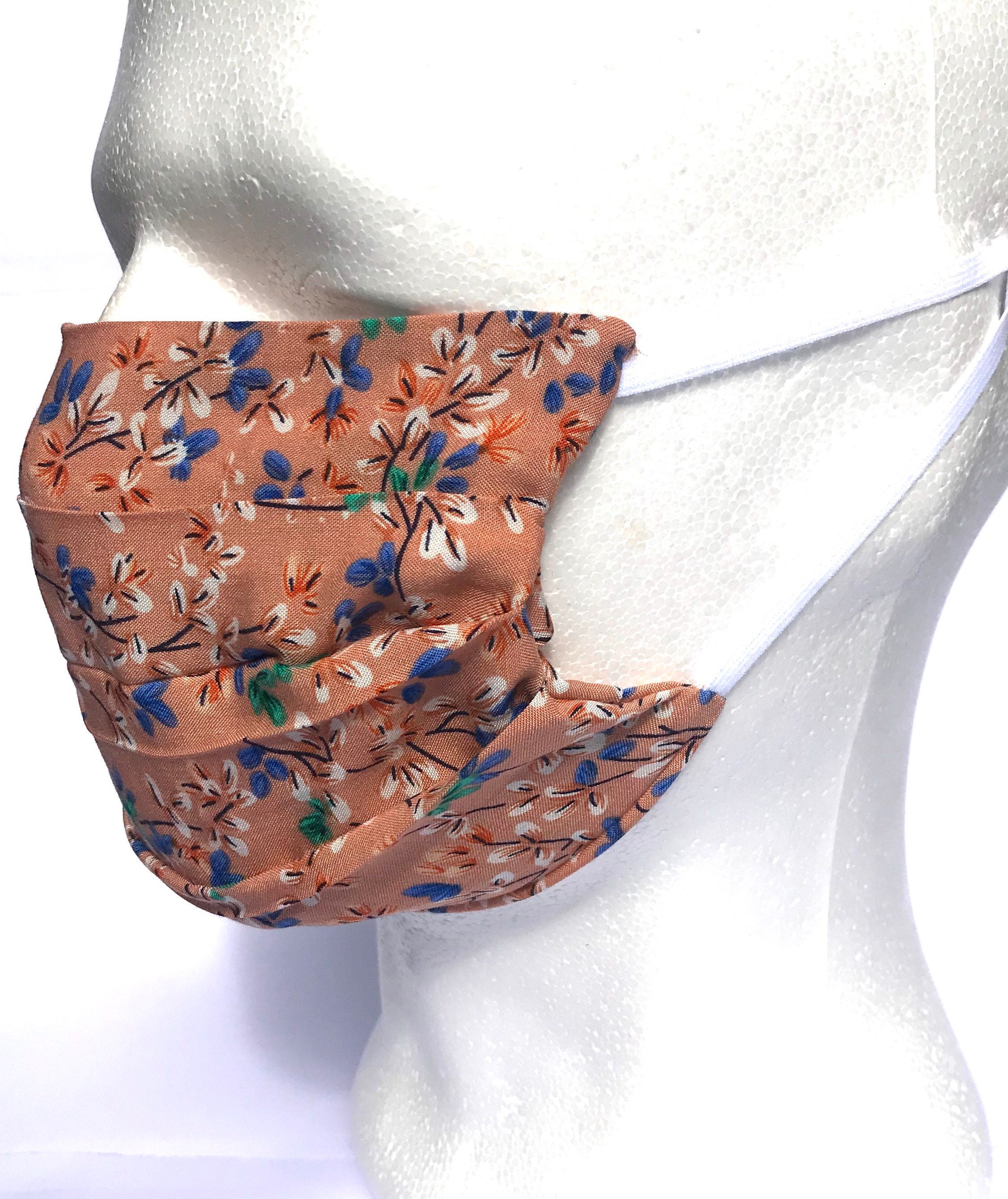 Summer Colours Face Masks with Filter Pockets Washable Adult Etsy