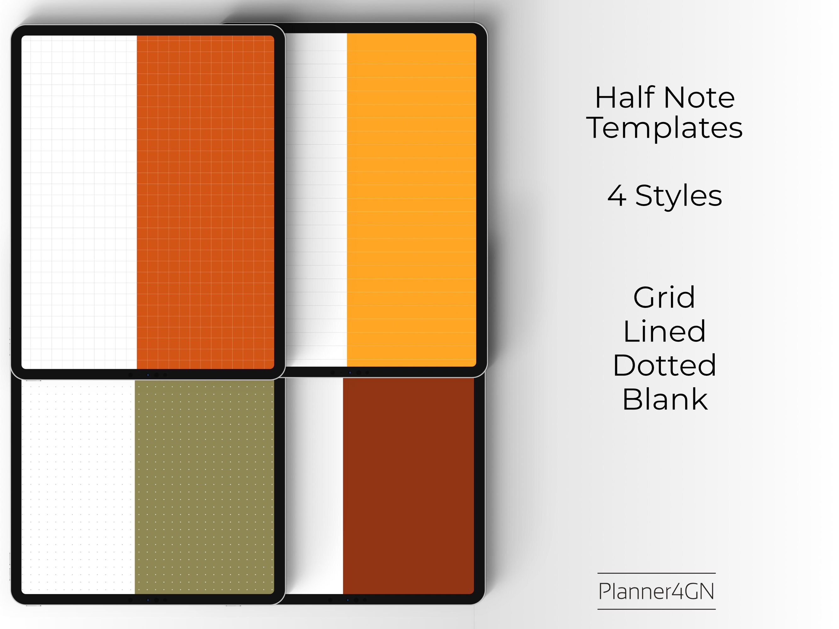 Digital Writing Paper digital Template Paper Cornell Note Etsy