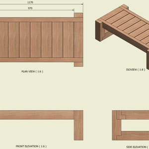 Solid Wood Garden Coffee Table Rustic/Industrial/chair/lounger/table/sunbed/patio-set/garden-furniture image 8