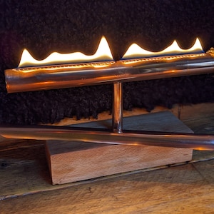 Outdoor table top oil burner/lamp