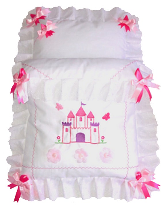 Doll's Pram Quilt \u0026 Pillow Set Will Fit 