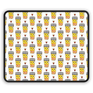 Cute Boba Tea Gaming Mouse Pad, Gamer Gift, Desk Accessories, Office Decor, Cute Mousepad for Students