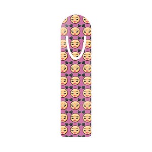 Soft Chaos - Cute Emoji Bookmark, Kawaii Reading Accessory, Fun Gift for Book Lovers, Teen Reading Gift, Vibrant Page Holder
