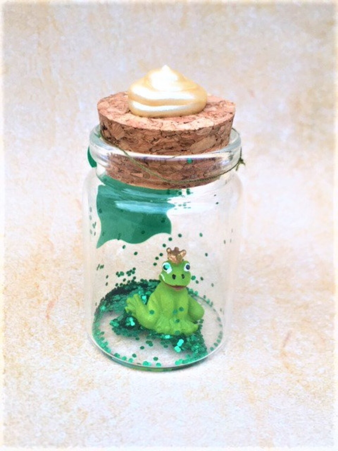 Cute frog in a jar home decor valentine's day gift for Etsy