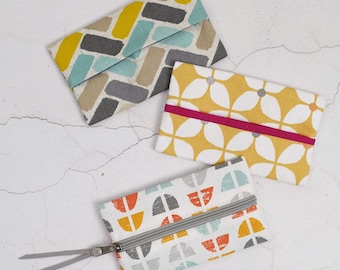 Keya Tissue Pouch | PDF Sewing Pattern | Beginner Travel Tissue Case Tutorial | 3 Styles