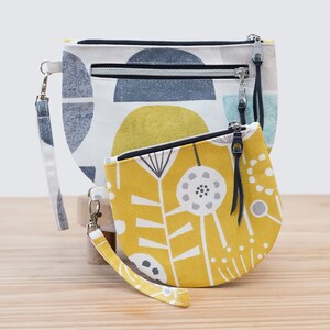 Brooke Wristlet Pouch | PDF Sewing Pattern + Video Tutorial | Beginner Zipped Clutch Bag | 2 Sizes