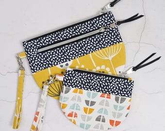 Lexi Wristlet Pouch | PDF Sewing Pattern + Video Tutorial | Beginner Zipper Pouch  | 2 Sizes