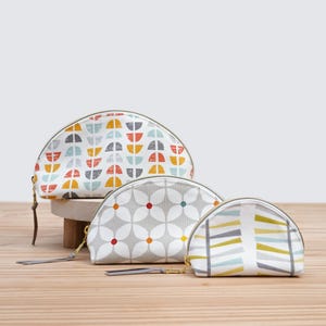 Seren Dumpling Pouch | Sewing Pattern PDF + Video Tutorial | Beginner Zipper Bag  | 3 Sizes