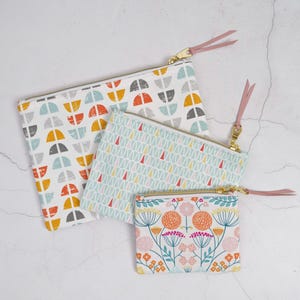 Esmee Zipper Pouch | Sewing Pattern PDF + Video Tutorial | Beginner Toiletry Bag | 3 Sizes