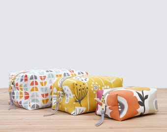 Demi Boxy Pouch | PDF Sewing Pattern  + Video Tutorial | Beginner Cosmetic Bag | 3 Sizes