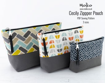 hanging toiletry bag sewing pattern