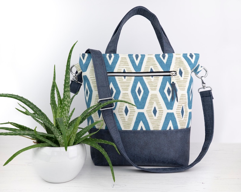 Eden Zipped Tote Bag | PDF Sewing Pattern + Video Tutorial | Beginner ...