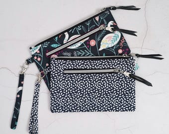 Lena Wristlet Pouch | PDF Sewing Pattern  + Video Tutorial | Beginner Zipper Pouch  | 2 Sizes