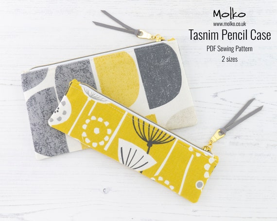 Easy Zipper Pouch Pattern, 5 Sizes, Cosmetic Pouch Sewing Pattern, Fully  Lined, PDF File, Instant Download, Fully Lined Pouch 