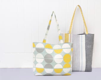 Lily Simple Tote Bag PDF Sewing Pattern Sewing Tutorial