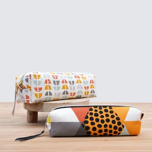 Ayah boxy etui | PDF-naaipatroon + videotutorial | Etui met rits voor beginners | 2 maten