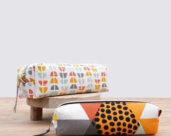 Ayah Boxy Pencil Case | PDF Sewing Pattern + Video Tutorial | Beginner Zipper Pouch | 2 Sizes