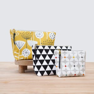 Estuche con cremallera Verity / Patrón de costura en PDF + Videotutorial / Neceser para principiantes / 3 tamaños