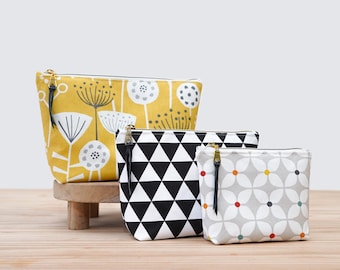 Verity Zipper Pouch | PDF Sewing Pattern + Video Tutorial | Beginner Cosmetic & Toiletry Bag | 3 Sizes