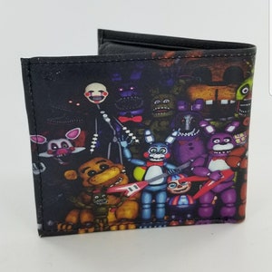 Video Game Inspired Leather Wallet,handmade Bifold Wallet.video Game ...