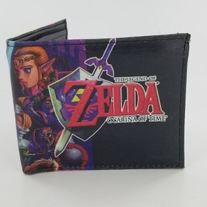 Video Game Character Leather Bifold Wallet,Money Wallet,Genuine Handcrafted,Christmas Gifts,Fully Laserprinted