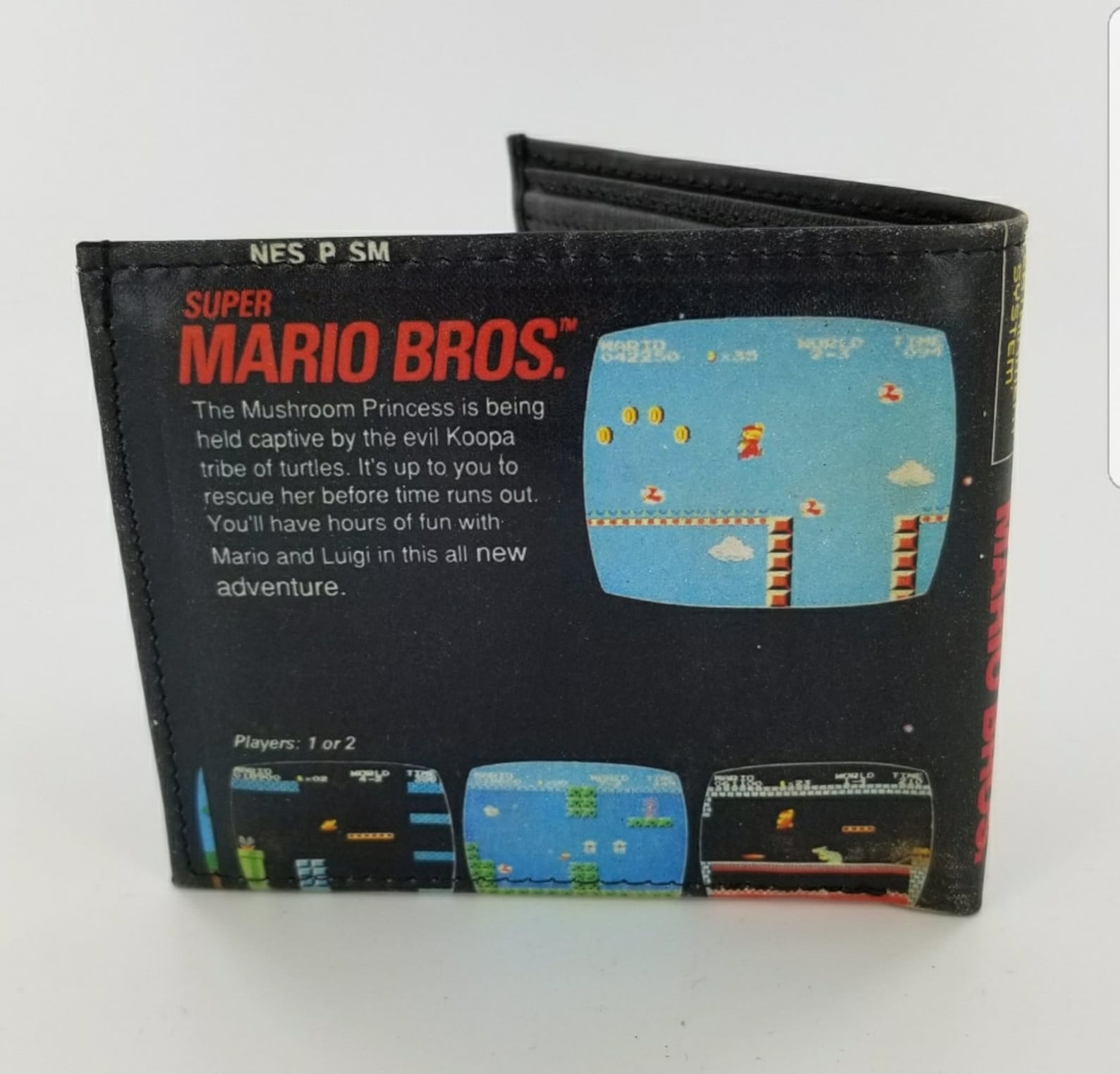 Video Game Inspired Genuine Leather Bifold Etsy