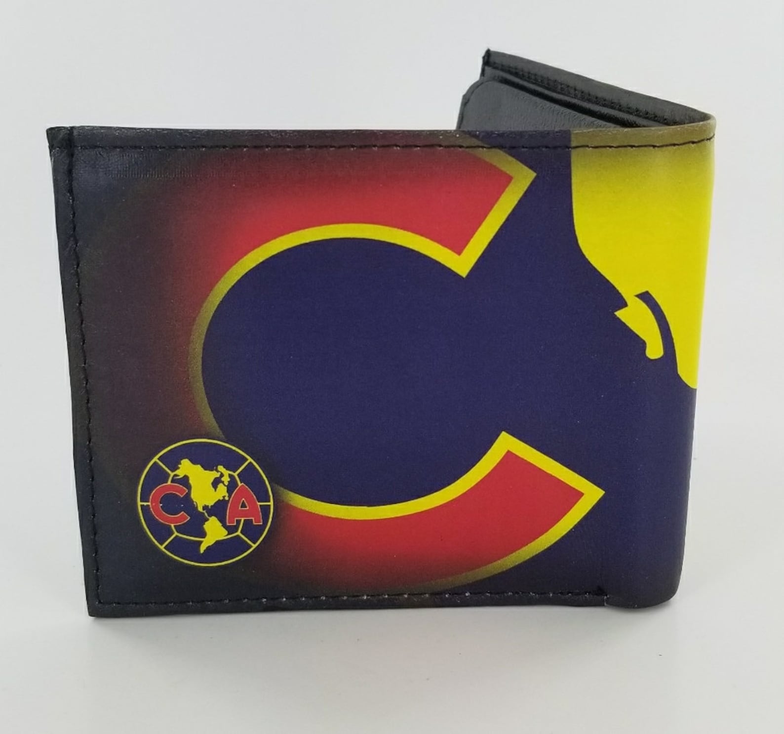 Soccer Team Leather Walletgenuine Handcrafted Bifold Soccer Etsy