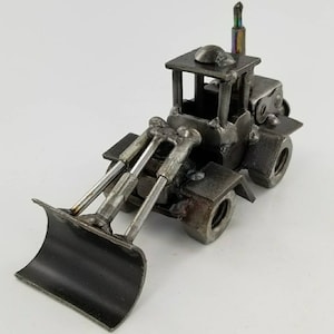 EXCAVATOR Earth Moving Catapillar Vehicle Inspired Handmade Recycled Metal Art Statue.Best Seller,Made from Nuts,Bolts,Bits and Pieces.