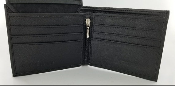 Genuine Handcrafted Zapata Leather Bifold Wallet With ID Window 