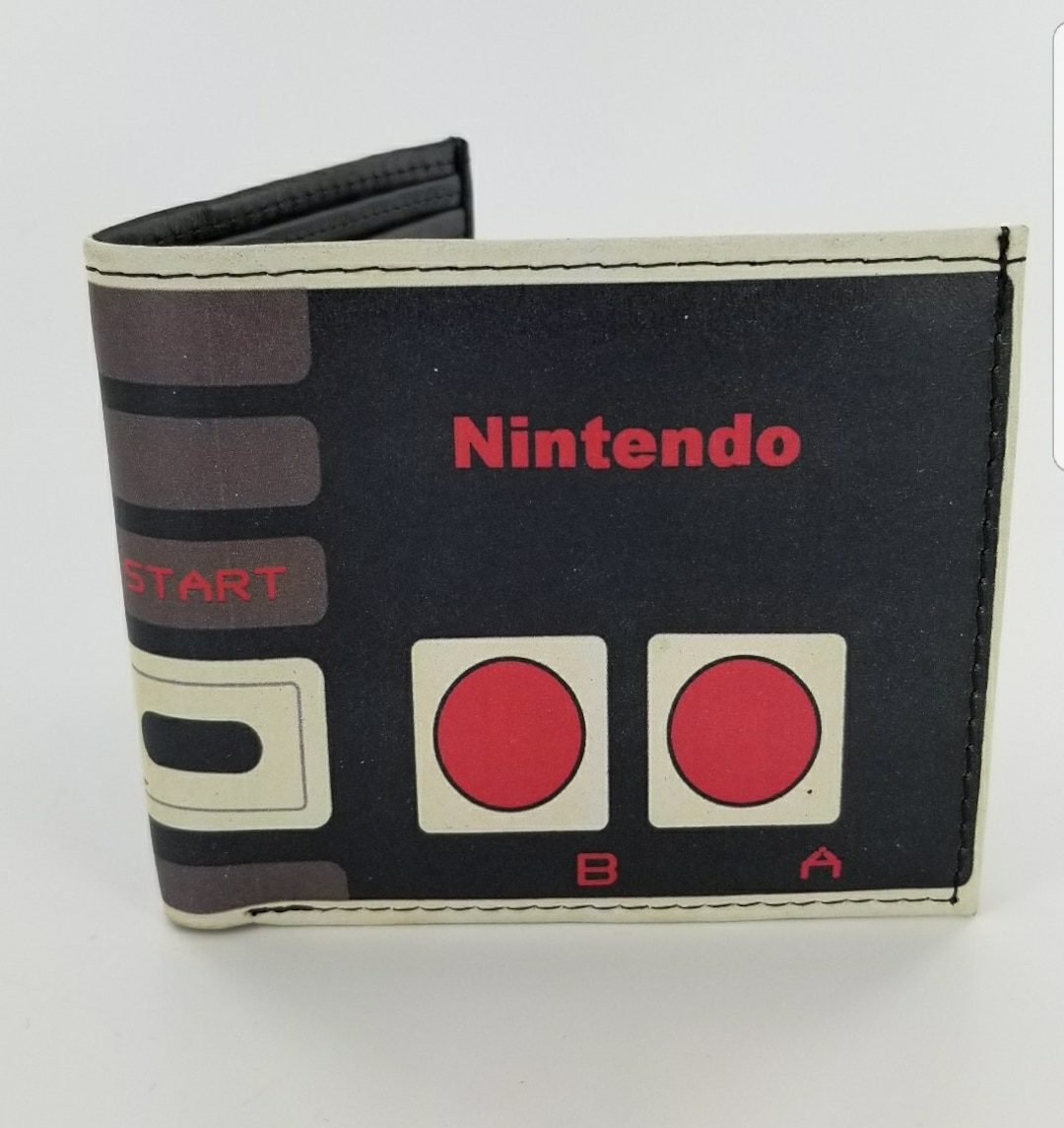 Genuine Handcrafted Bifold Leather Video Game Console Inspired Wallet ...