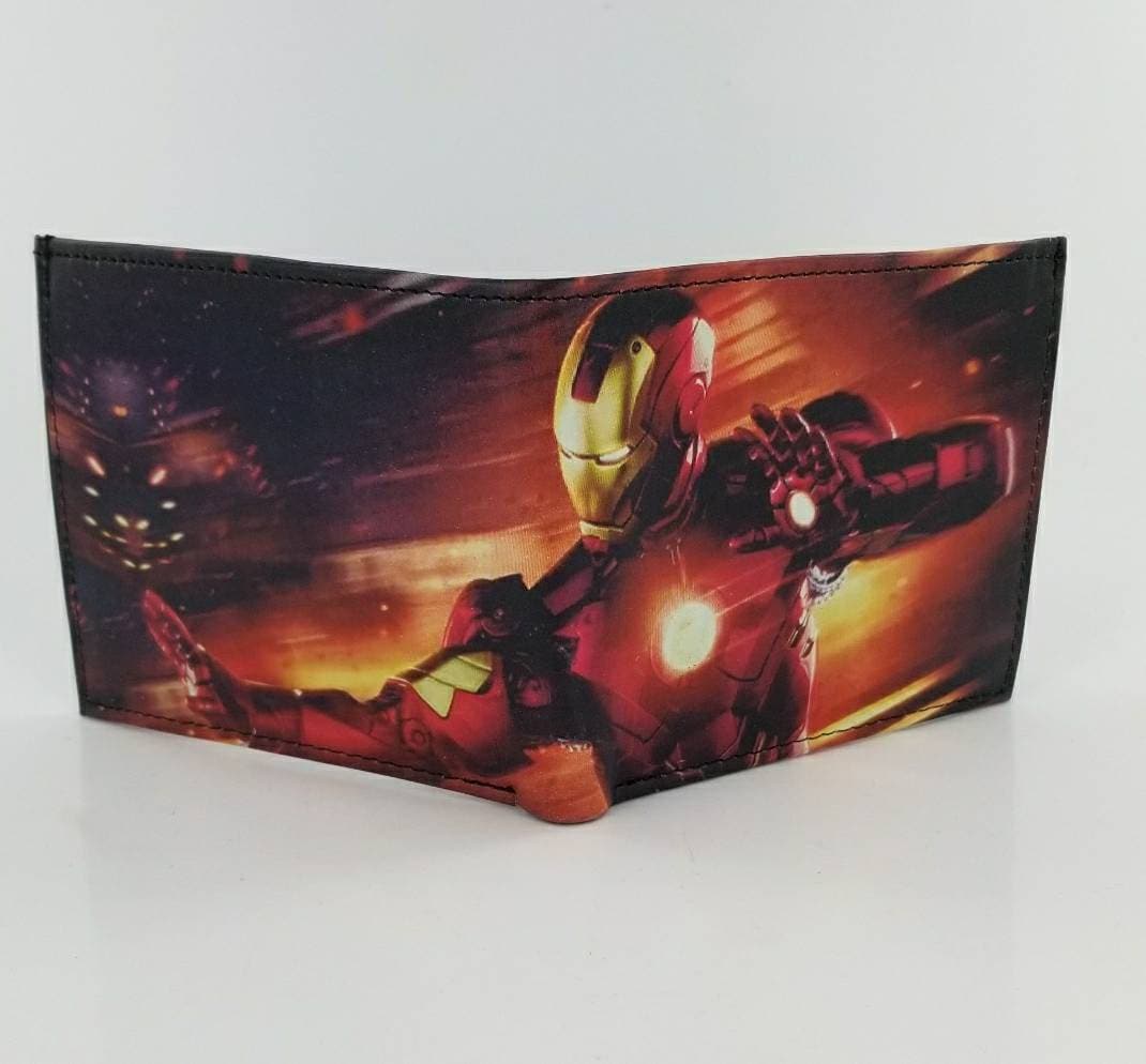 Discover Genuine Handmade Superhero Leather Bifold Wallet for Men