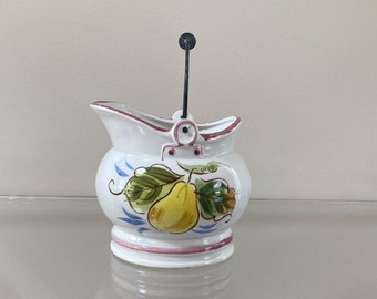 Vintage Relpo Pottery Pot with Handle – Classic Retro Home Decor