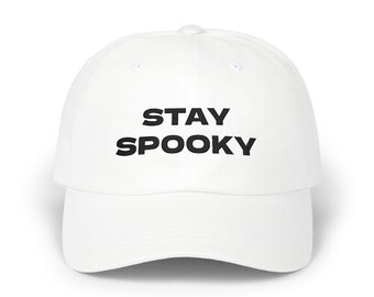 Stay Spooky Dad Cap | Embroidered Halloween Baseball Hat