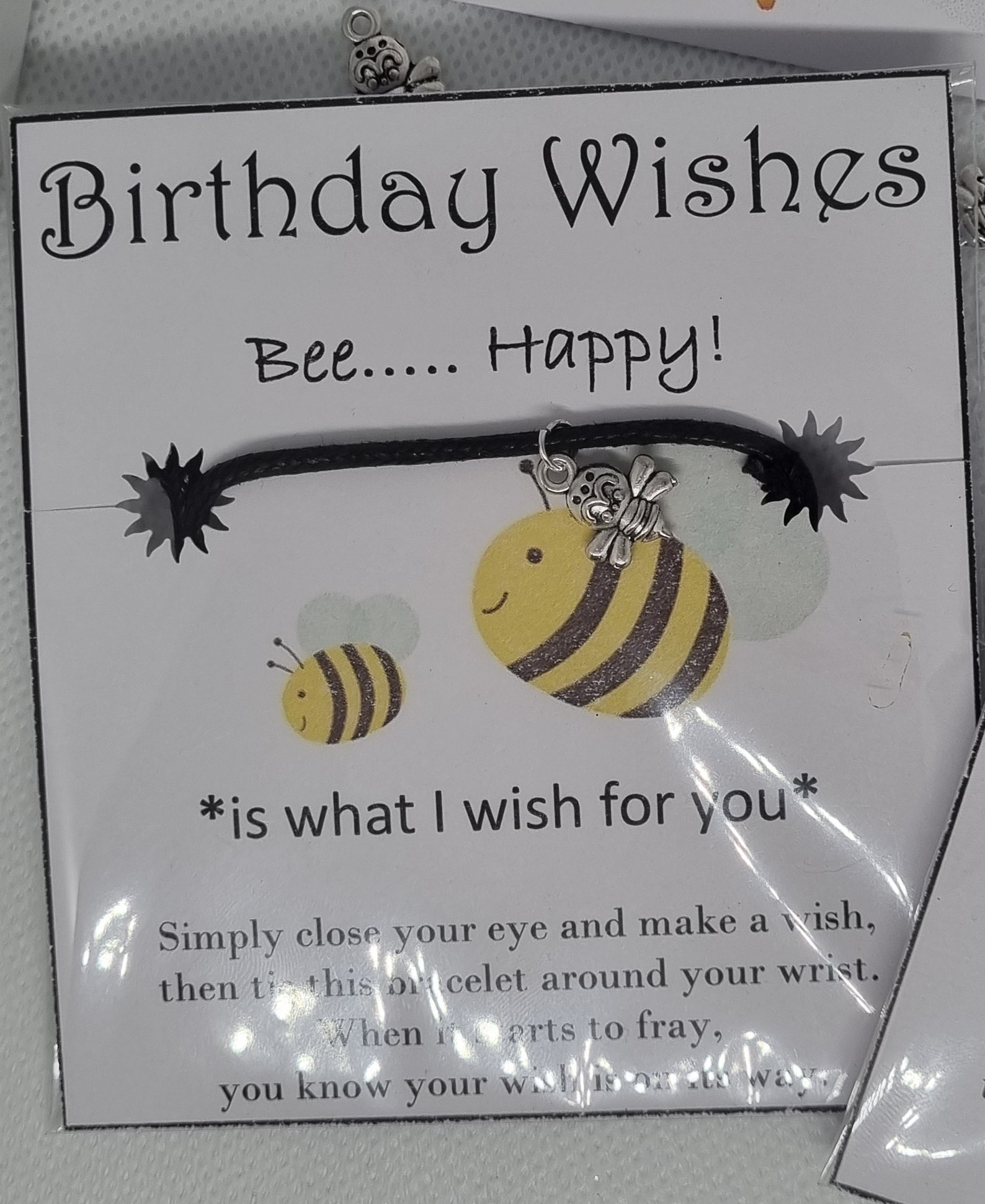 Alles Gute zum Geburtstag Bienen.. Glücklich Bee.. elastisch / oder
