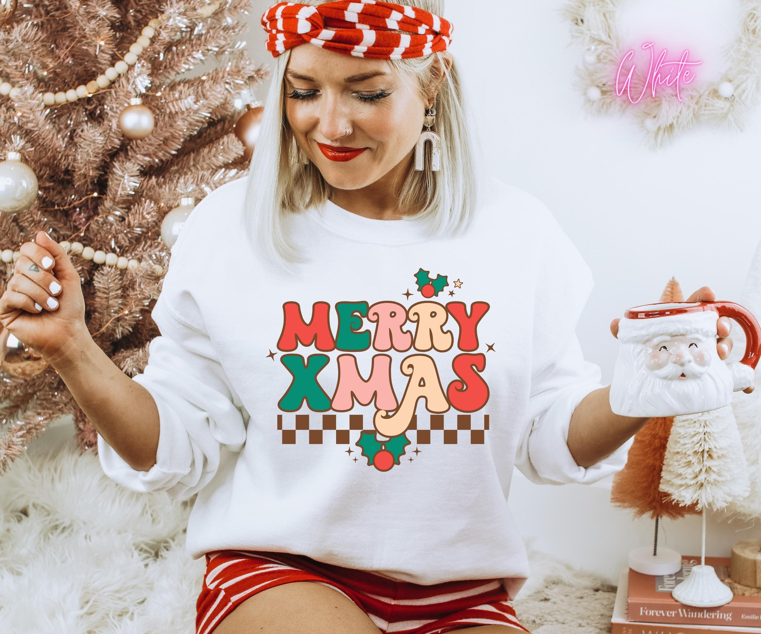Christmas Sweatshirt Christmas Sweater Holiday Crewneck - Etsy