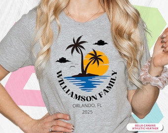 Matching Family Reunion Shirts, Personalized Vacation T-shirt, Family Matching Vacation Shirt, Custom Family Reunion Tshirt, Summer Beach