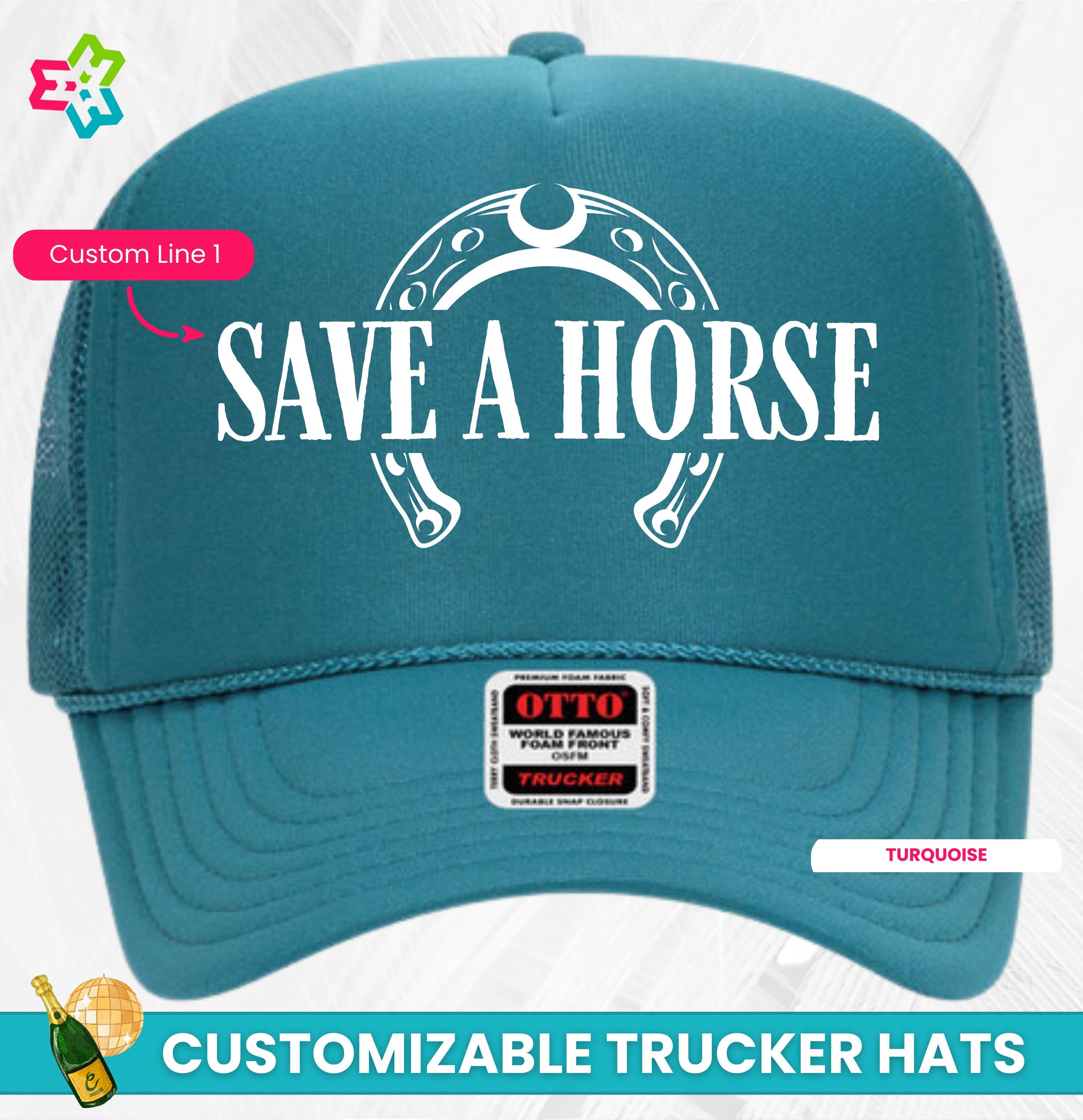 Save a Horse Trucker Hat, Horse Lover display picture 3