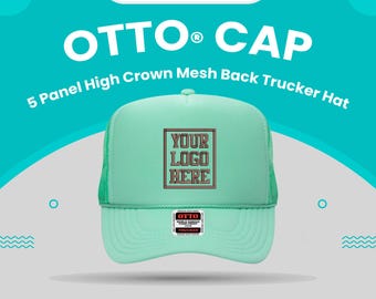 Custom Embroidered Trucker Hat, Embroidery Logo Text Hats, Business Company /  Wedding / Bachelorette / Sorority / Fraternity / Sports Team