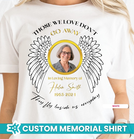 Custom in Loving Memory Shirt Personalized Memorial Family Funeral