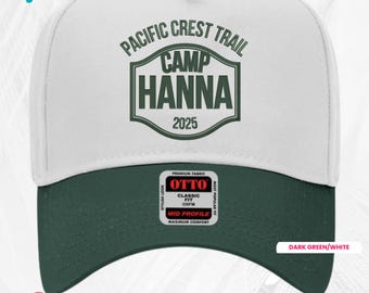 Custom Embroidered Camp Hat, Personalized Embroidered Hiking Trucker Hat, Camp Name Dad Hat, Outdoor Adventure Cap
