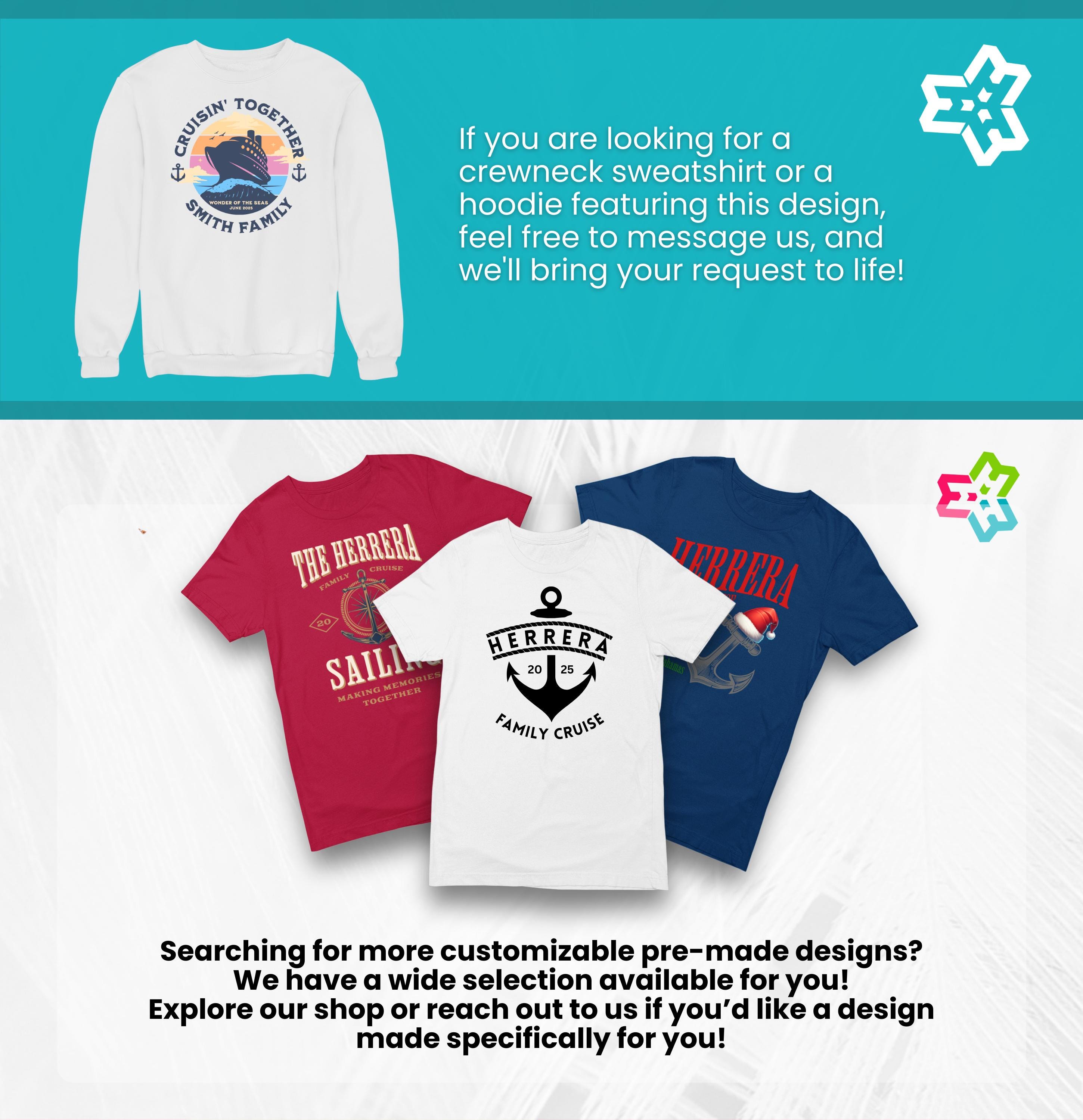 Family Cruise Shirts, Custom Family Reunion T-shirt, Customized