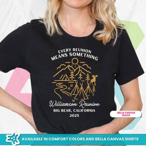 Matching Family Reunion Shirts, Personalized Vacation T-shirt, Family Matching Vacation Shirt, Beach Lake Mountain Family Reunion Tshirt