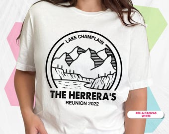 Family Vacation Shirts, Family Reunion Shirts, Personalized Vacation T-shirt, Family Lake Vacation Shirt, Lake Reunion Matching Tees, Custom