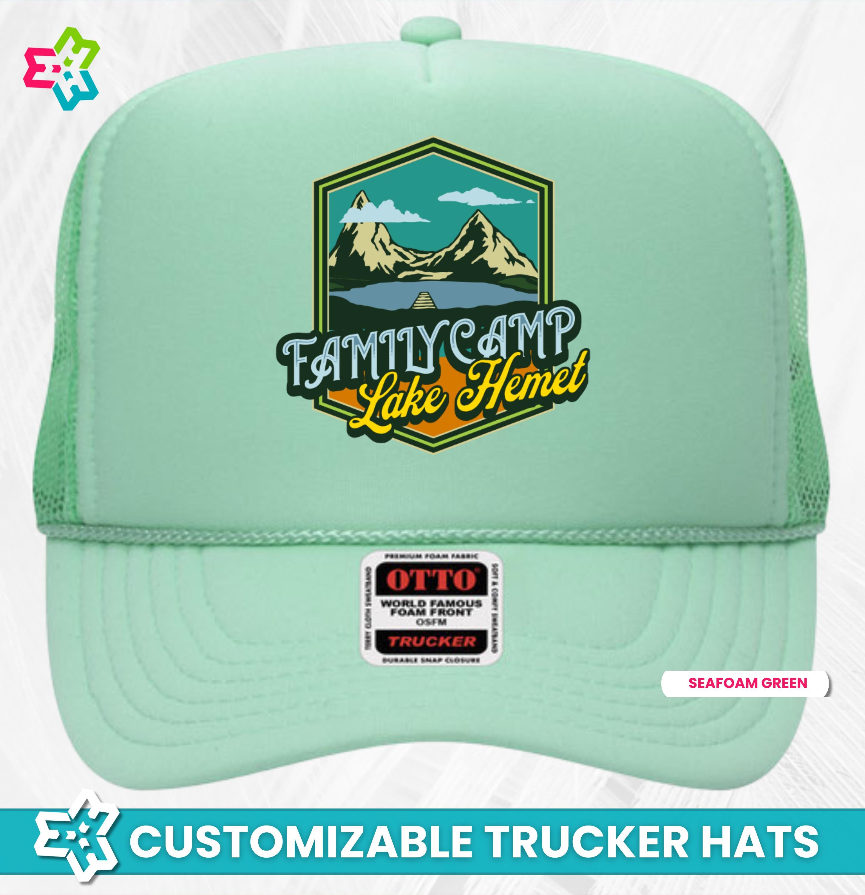 Custom Trucker Hats, Personalized Family Camp Hats, Family  display picture 2