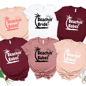 Bachelorette Party Shirts Beach, Beach Babes Bridal Party, Bridal Party Shirts, Bachelorette Party, Wedding Party Shirts